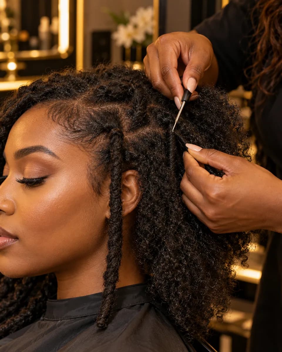 Crochet / Instant Locs hairstyle reference