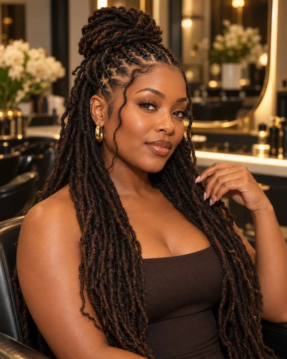 Retwist + Style hairstyle reference