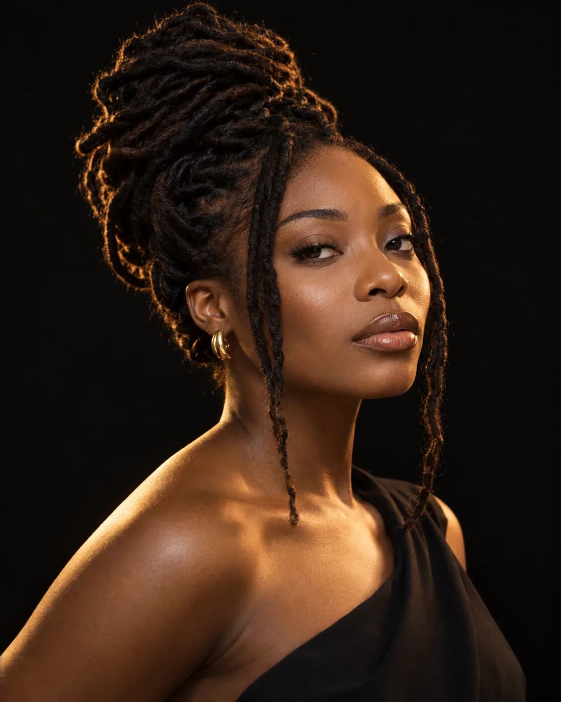 Locs editorial inspiration; not a Crown Privé client result