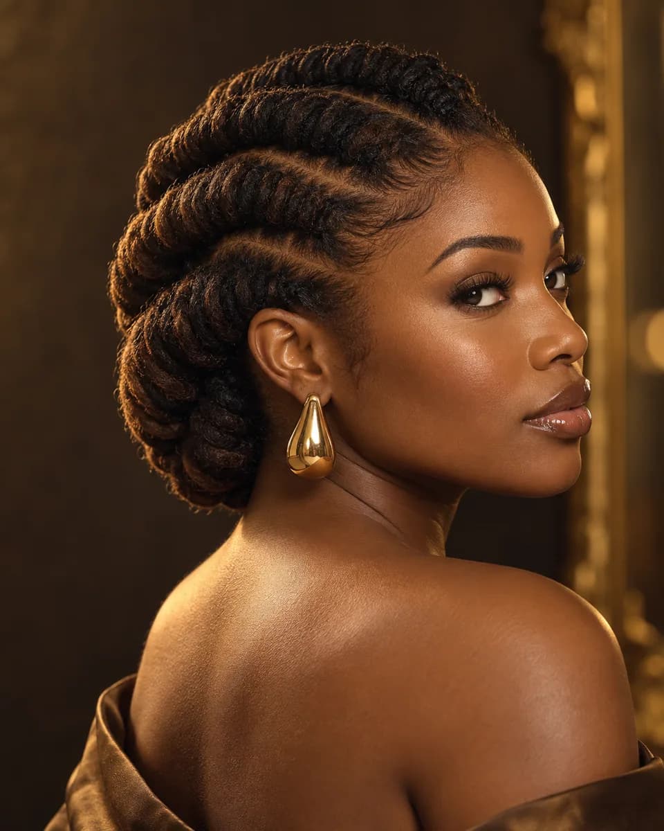 Barrel Twists hairstyle reference