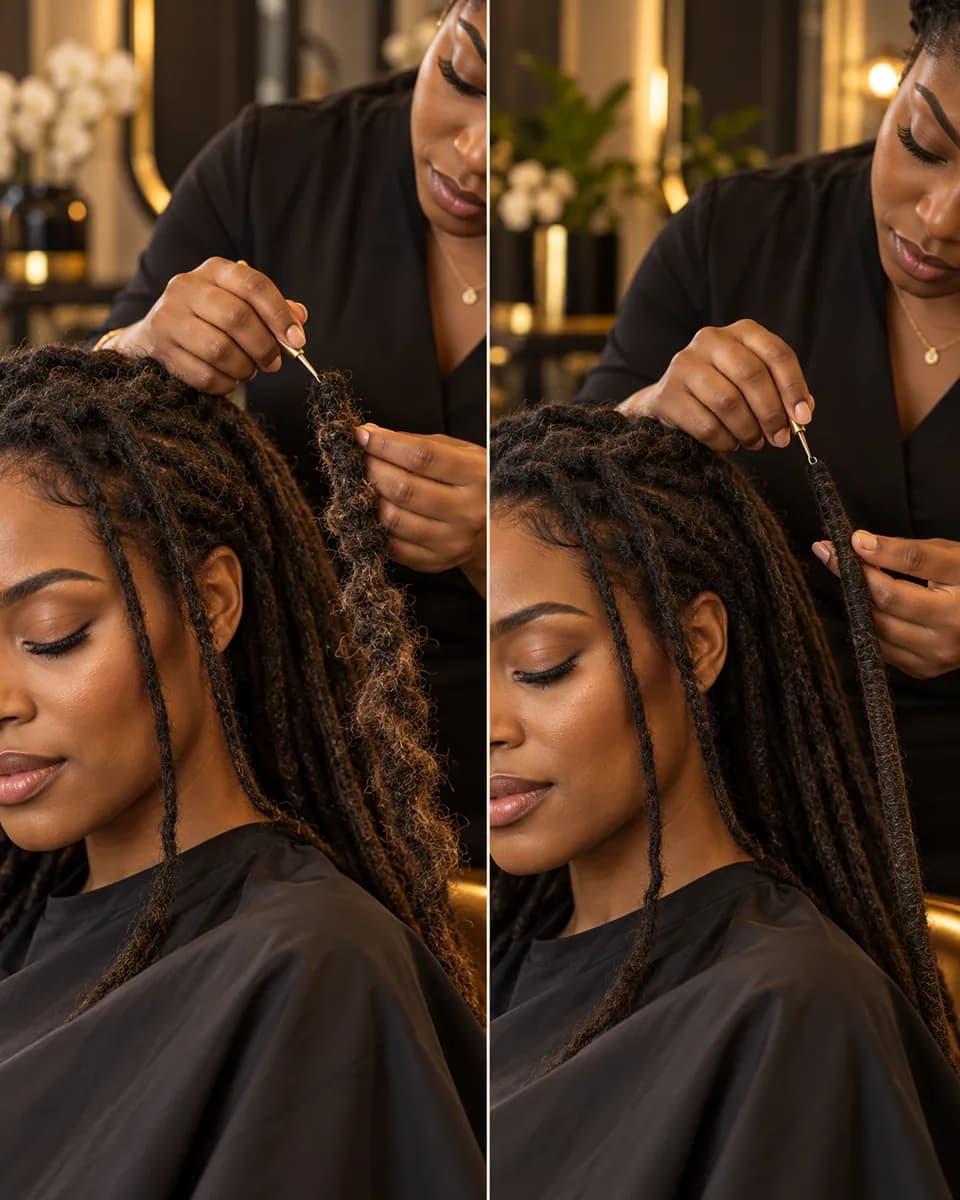 Loc Reconstruction hairstyle reference
