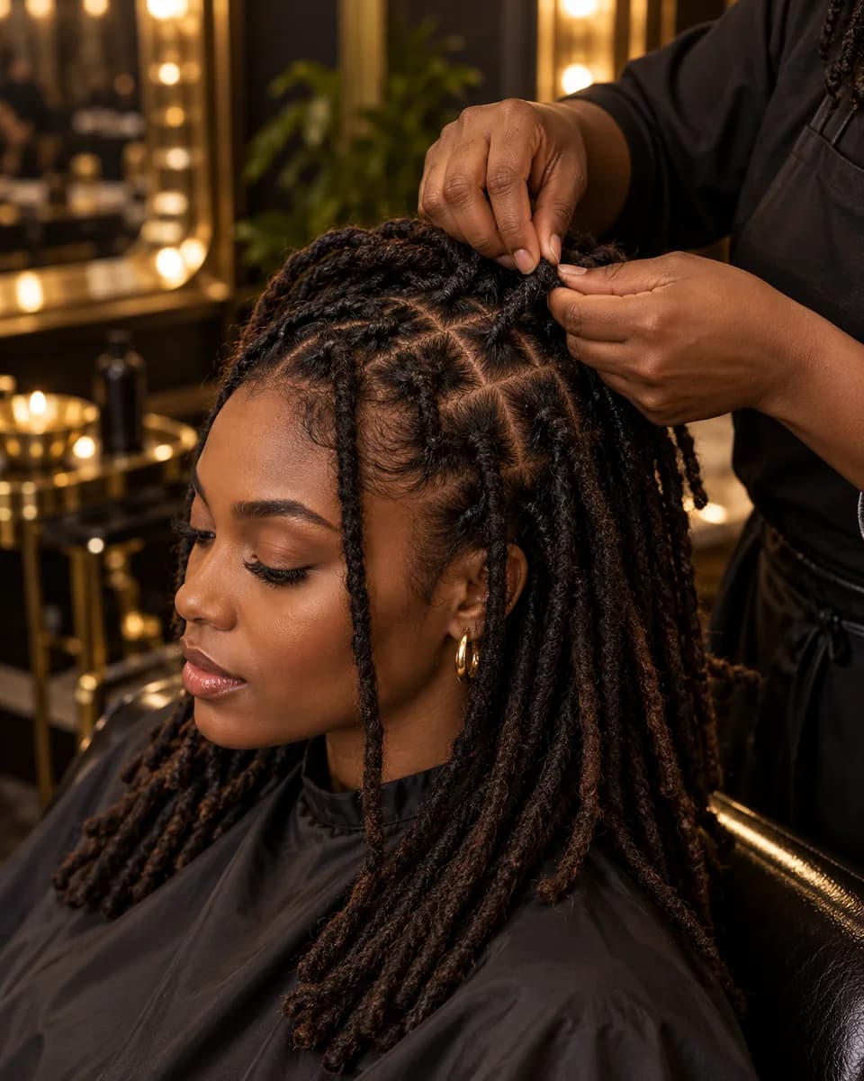 Retwist hairstyle reference